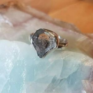 Herkimer Quartz Ring 925 Silver